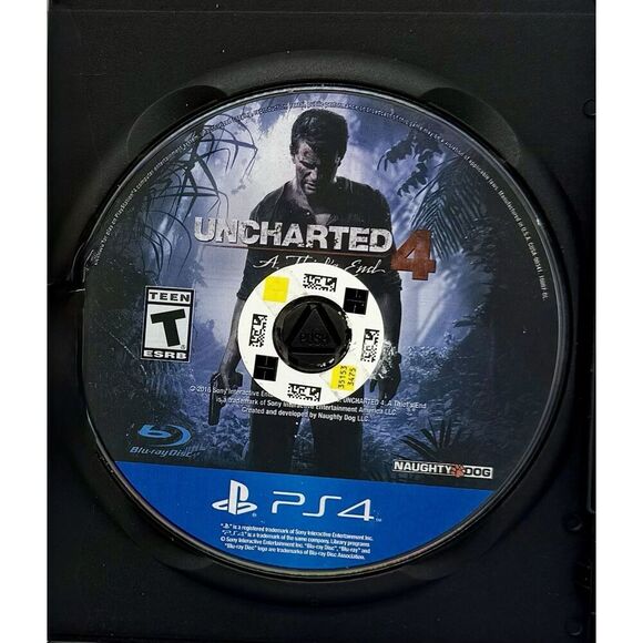 UNCHARTED‎ 4: A Thief's End Disc Plain Case (Sony PlayStation 4) - Picture 1 of 2